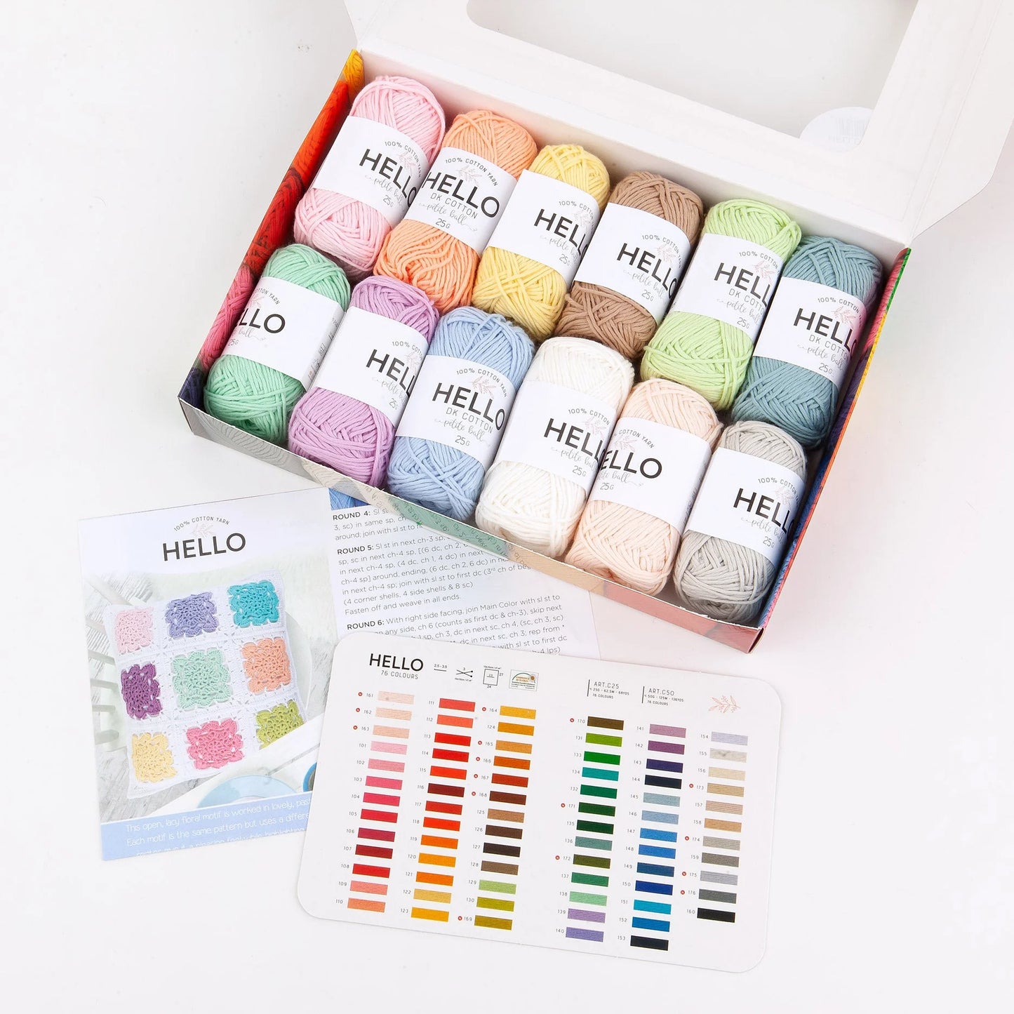 Hello Yarn Colour Pack - Pastel