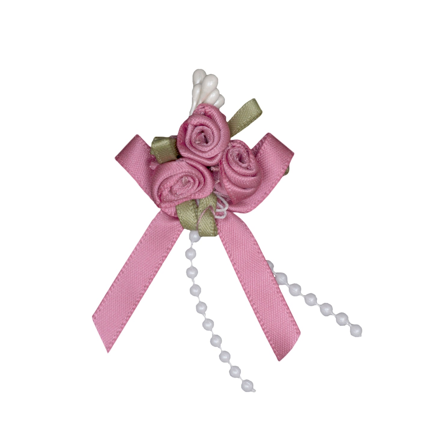 Ribbon Rose Trio - Rose