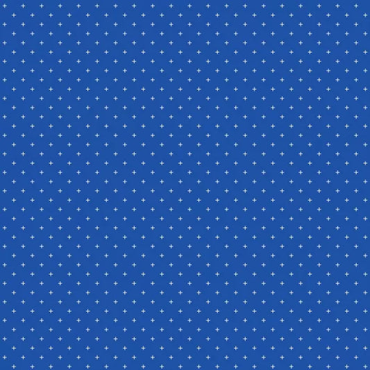 100% Cotton  Add It Up - Blue - Ruby Star Society
