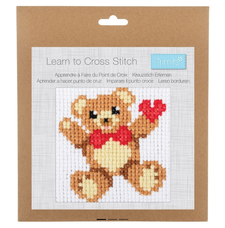 Trimmits Make your own -  Counted Cross Stitch Teddy