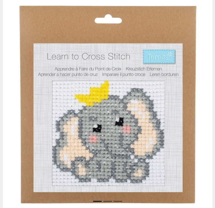 Trimmits Make your own -  Counted Cross Stitch Elephant
