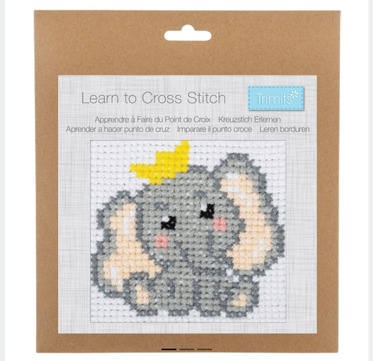 Trimmits Make your own -  Counted Cross Stitch Elephant