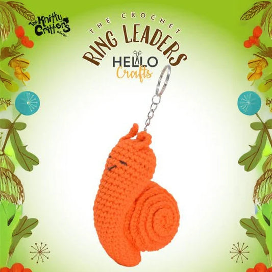 The Knitty Critters Woodland Snail Ring Leaders