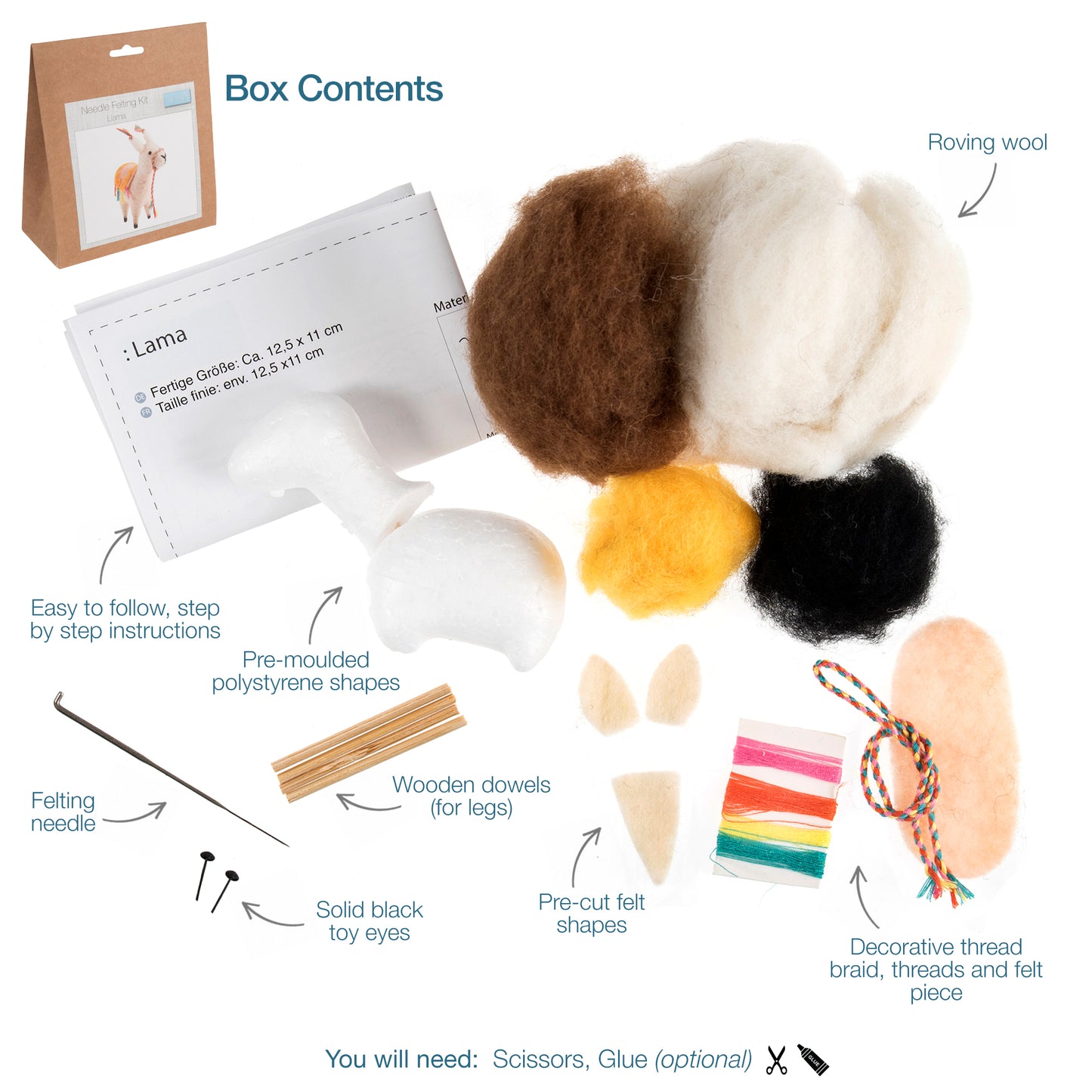 Felting Kit - Llama