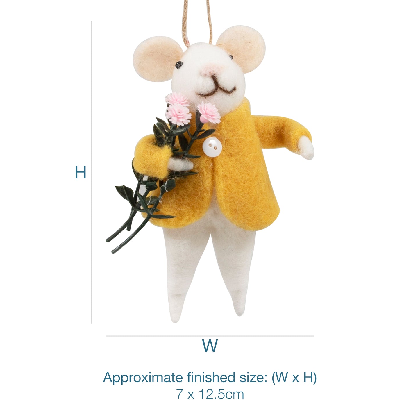 Felting Kit - Flower Mouse