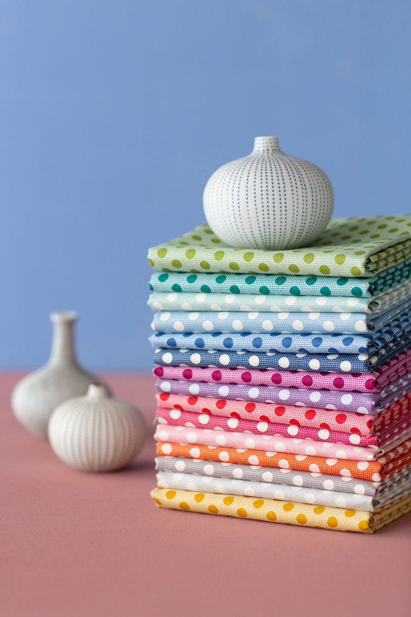 100% Cotton  by TILDA Medium Dots - Pink