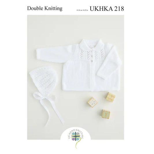 UKHKA 218 Knitting Pattern Double Knitting