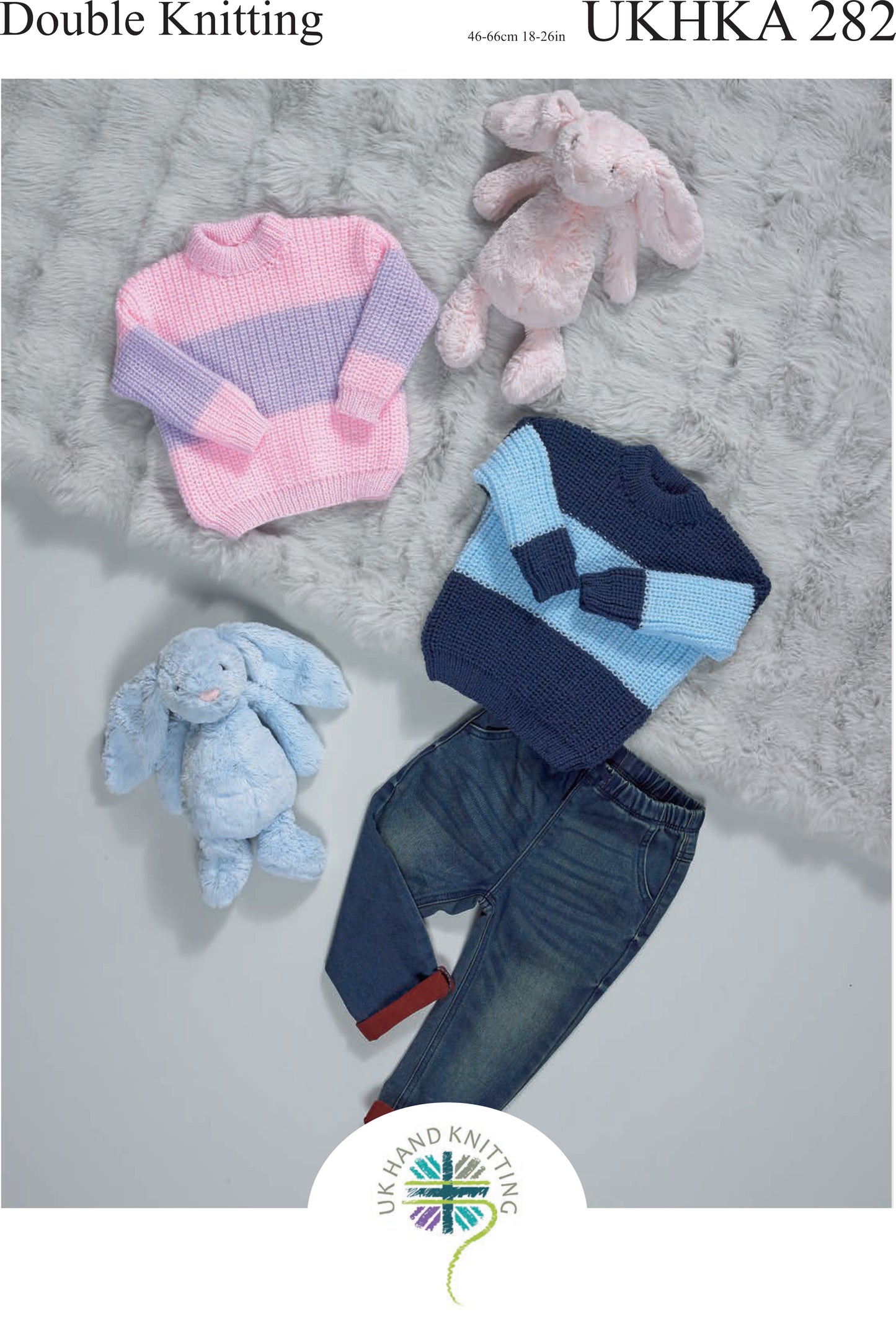 UKHKA 282 Baby Sweaters Double Knitting