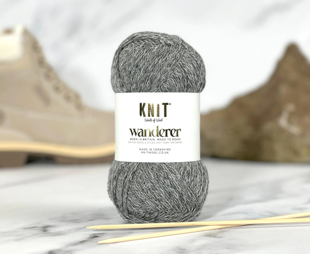 World of Wool Knit Wanderer 4ply - Flint