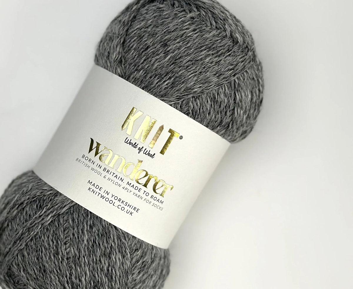 World of Wool Knit Wanderer 4ply - Flint