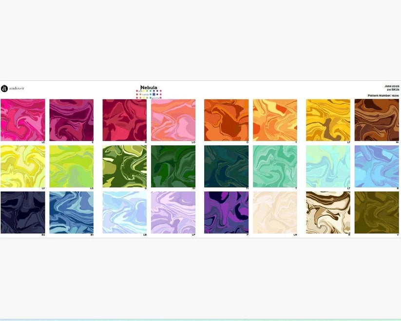 100% Cotton Layer Cake pack - Nebula - Moda - 10" Squares