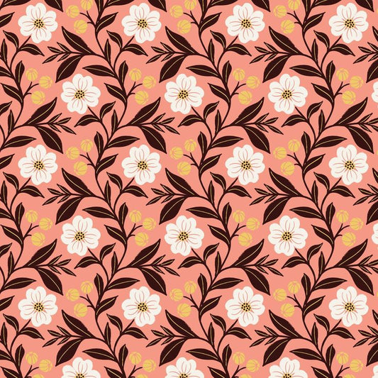 100% Cotton Dogwood From Honey Garden - Cloud 9