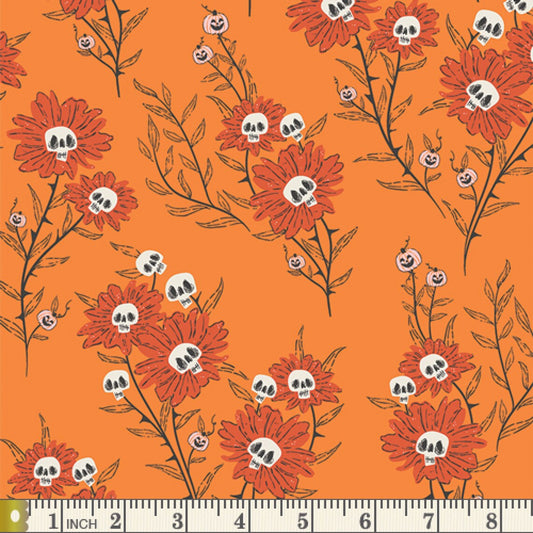 100% Cotton Wicked Blooms Spice