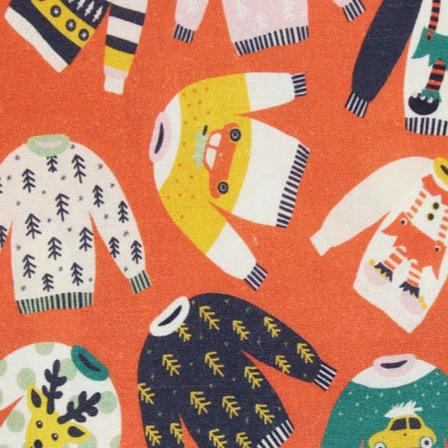 100% Cotton Christmas Sweater Print