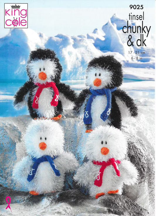 King Cole 9025 Penguins Knitting Pattern