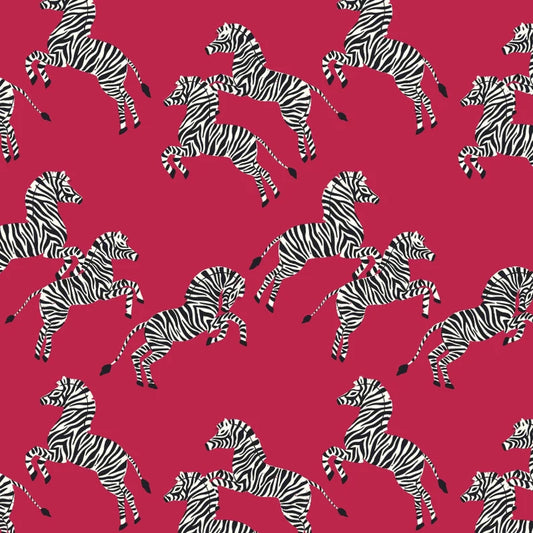 100% Cotton Just Zebras from Zebras by Maria Galybina