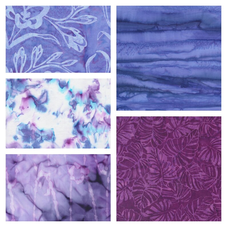 100% Cotton Charm pack - Berrylicious Batiks - Moda - 5" Squares
