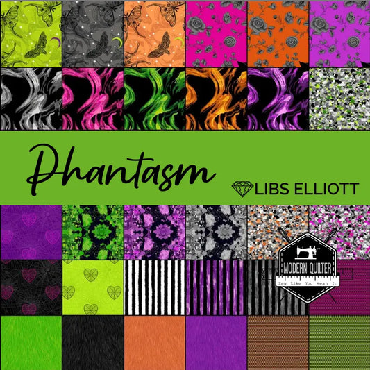 100% Cotton  Phantasm by Libs Elliott  - Squares 42 x 10"
