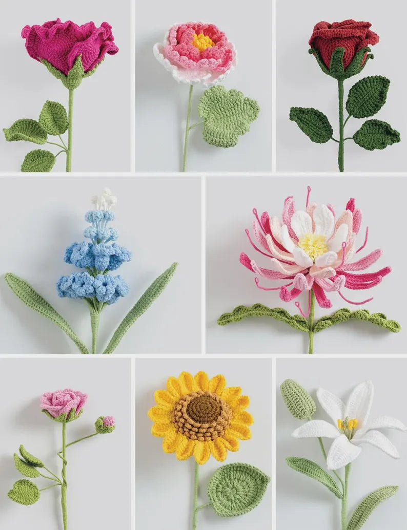 Crochet A Flower Bouquet