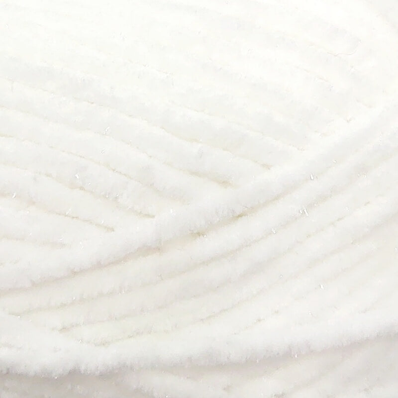 James C Brett - Flutterby Sparkle Chunky B68 Snowdrift