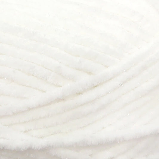 James C Brett - Flutterby Sparkle Chunky B68 Snowdrift