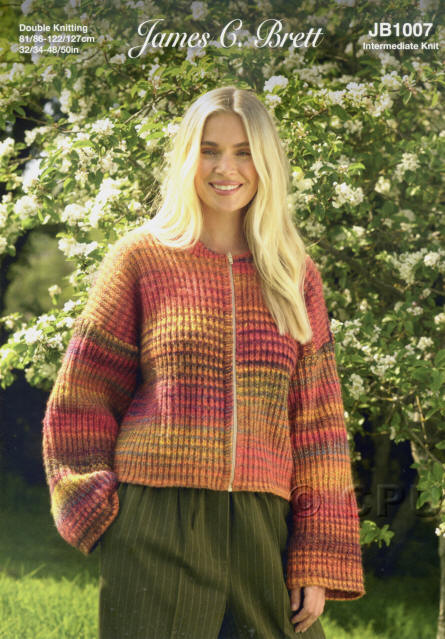 James C Brett JB1007 Knitting Pattern