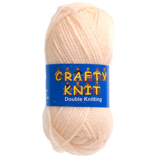 Crafty Knit Double Knitting - Cream