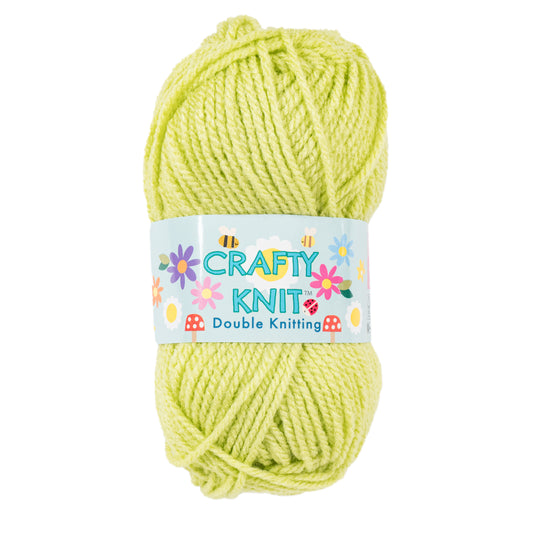 Crafty Knit Double Knitting - Lime
