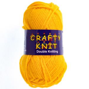Crafty Knit Double Knitting - Yellow