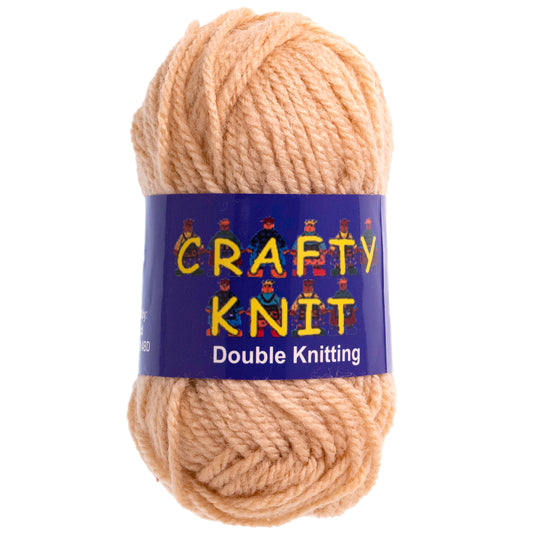 Crafty Knit Double Knitting - Light Brown