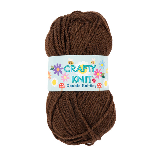 Crafty Knit Double Knitting - Chocolate Brown