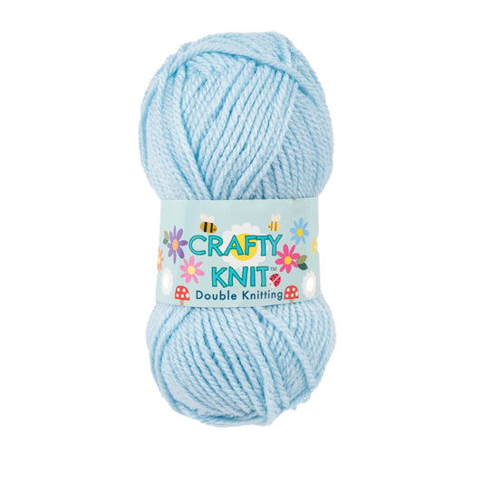 Crafty Knit Double Knitting - Light Blue