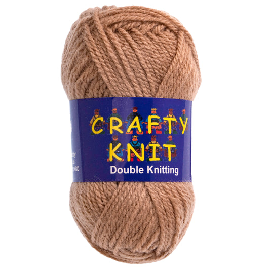 Crafty Knit Double Knitting - Mid Beige