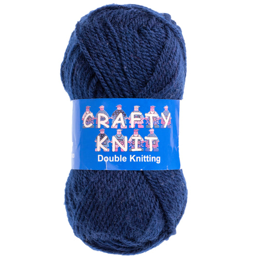 Crafty Knit Double Knitting - Navy