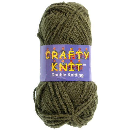 Crafty Knit Double Knitting - Olive