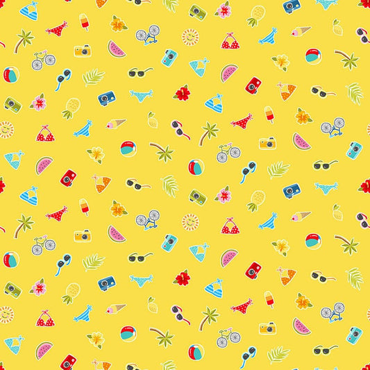 100% Cotton Pool Party By Makower