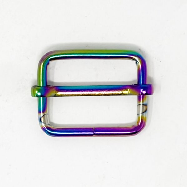 25mm Metal Strap Slider Adjuster  Rainbow