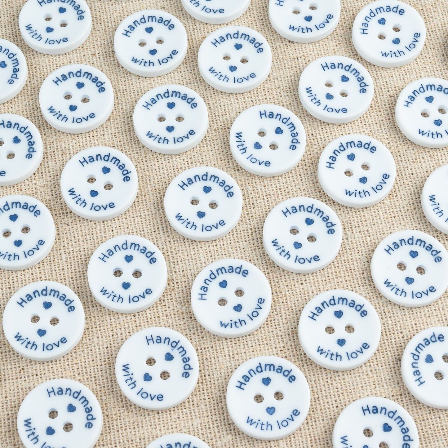 Buttons Handmade With Love 18mm