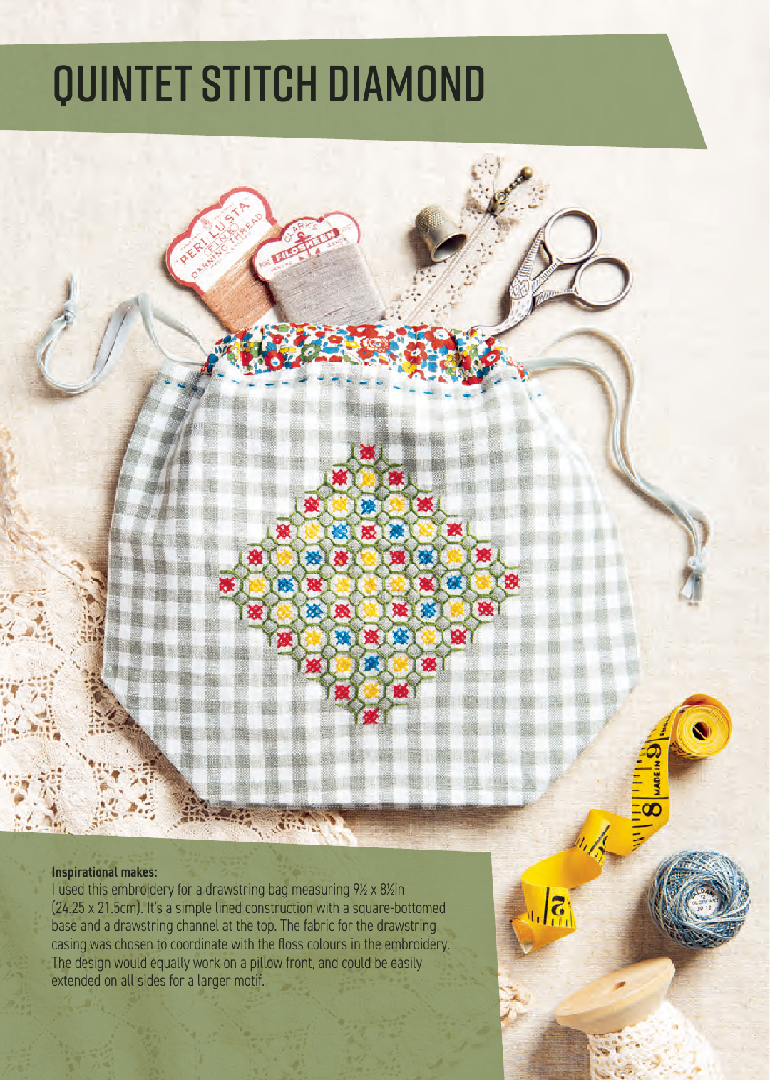 20 To Make Chicken Scratch Embroidery - Carolyn Forster