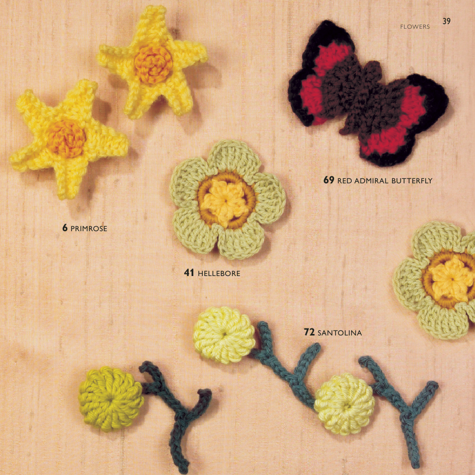 100 Flowers to Knit & Crochet (new edition) Lesley Stanfield