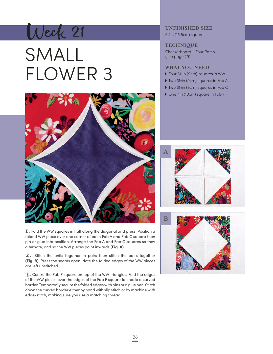 A Year of Quilting A Block For Every Week