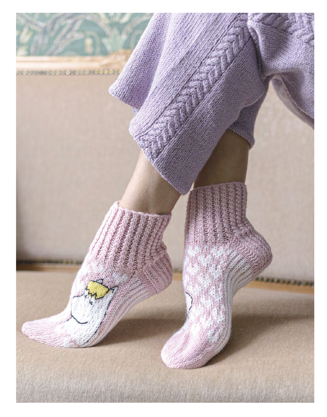 Knitted Moomin Socks