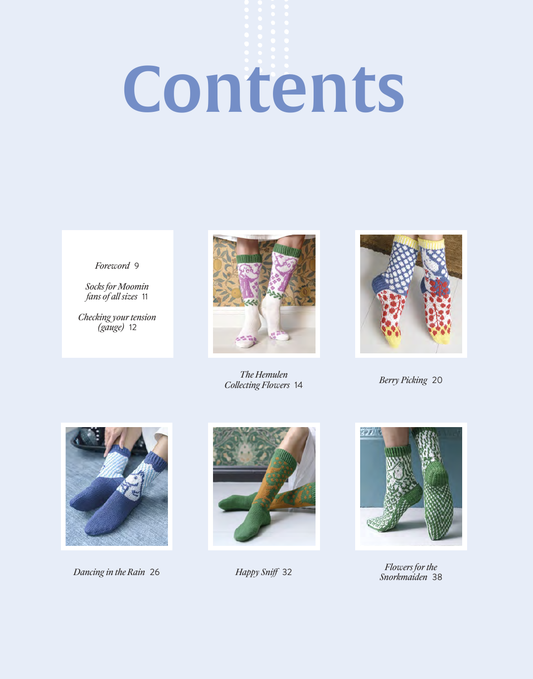 Knitted Moomin Socks