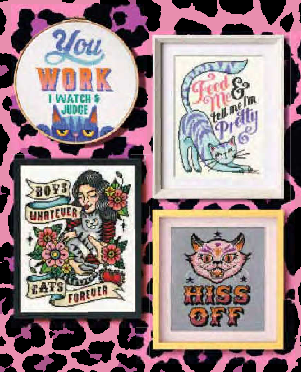 Cross Stitch with Cattitude