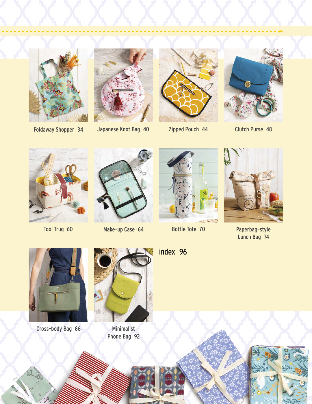 Take Two Fat Quarters Bags and Purses