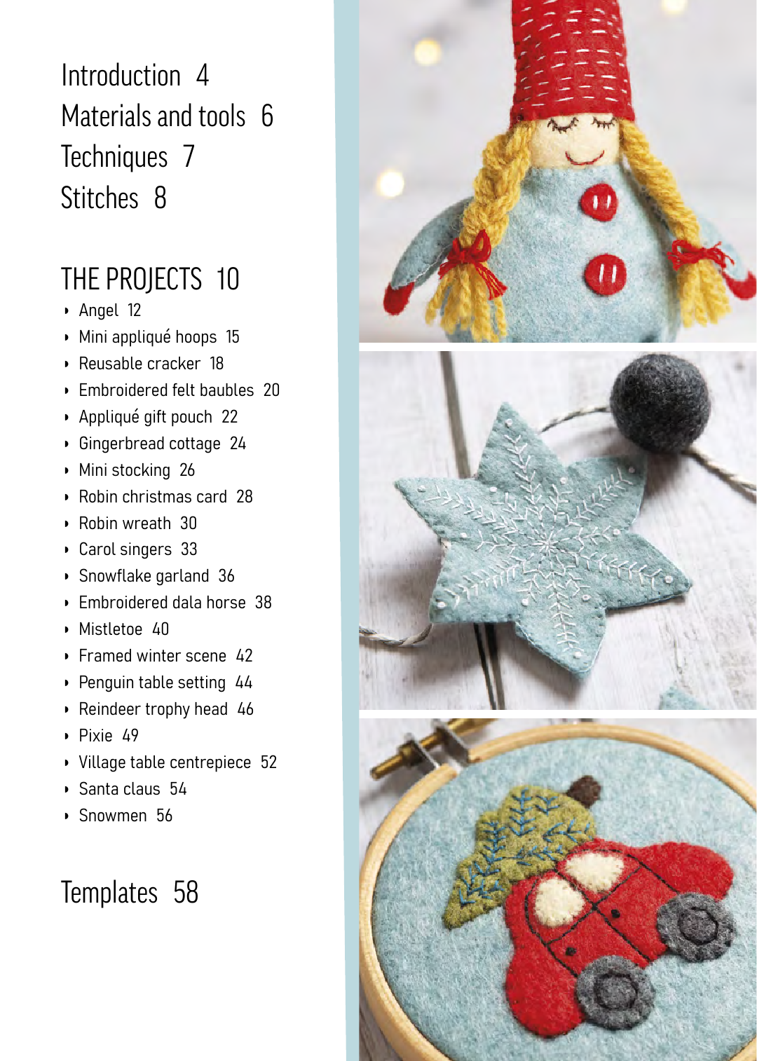 20 To Make Festive Felt Decorations
