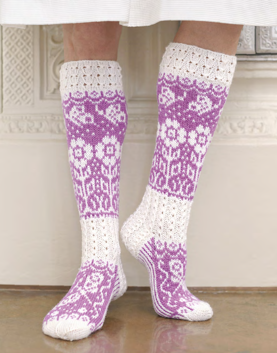 Knitted Moomin Socks