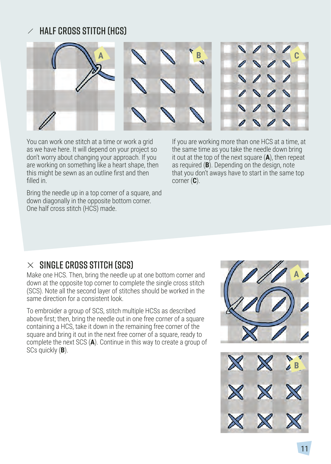 20 To Make Chicken Scratch Embroidery - Carolyn Forster