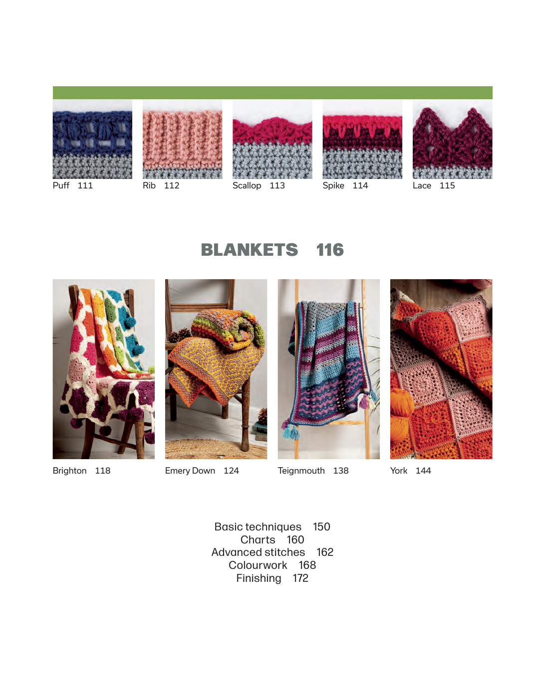 The Crochet Stitch companion For Blankets and Afghans