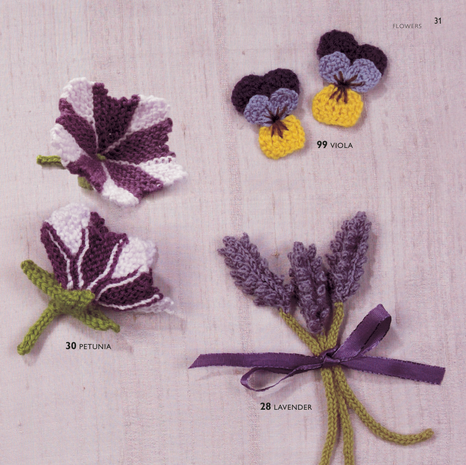100 Flowers to Knit & Crochet (new edition) Lesley Stanfield